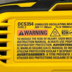 AS-IS DEWALT ATOMIC 20V MAX Cordless Brushless Oscillating Multi Tool Kit