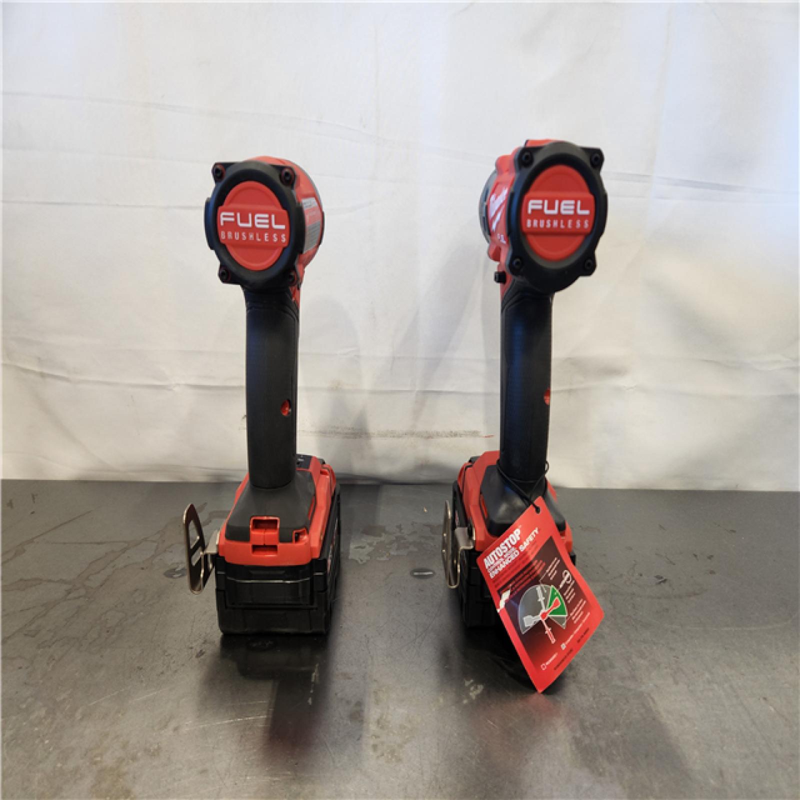 AS-IS- Milwaukee FUEL 18V Lithium-Ion Brushless Cordless Hammer Drill and Impact Driver Combo Kit