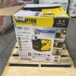 Dallas Location - As-Is Champion Power Equipment 6500-Watt Gasoline  Powered Dual Fuel Inverter Portable Generator