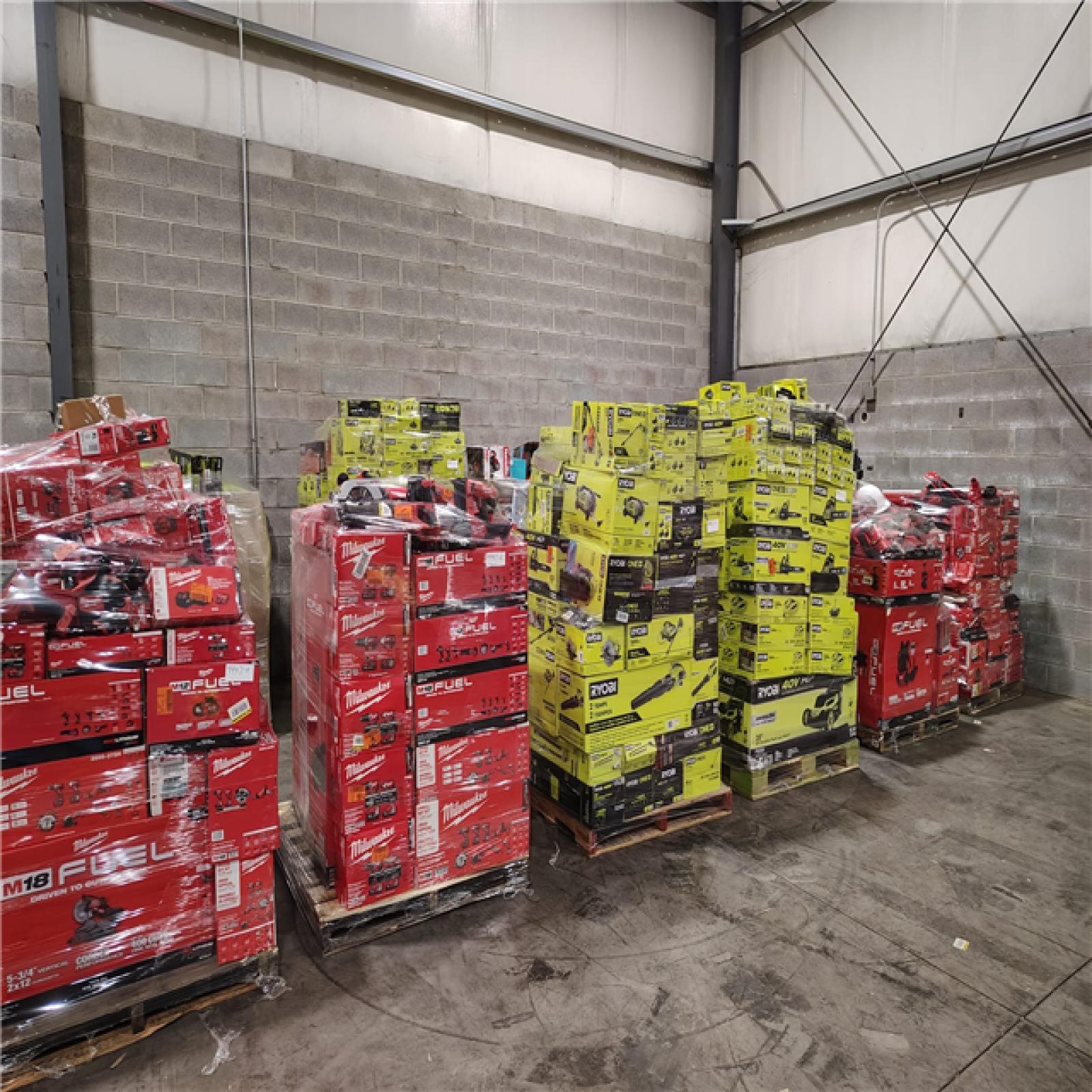 Pittston Location As-Is Power Tools Partial Truckload (11 Pallets) 4447-A