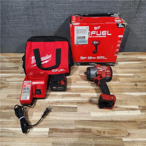 HOUSTON LOCATION - AS-IS Milwaukee FUEL 18V Lithium-Ion Brushless Cordless 1/2 in. Impact Wrench w/Friction Ring Kit