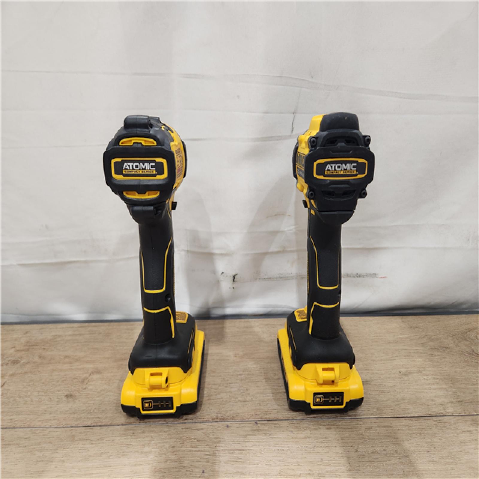 AS-IS- DEWALT ATOMIC 20-Volt MAX Lithium-Ion Cordless (2-Tool) Combo Kit
