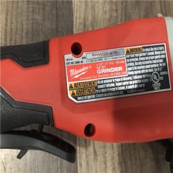 AS-IS Milwaukee 18V Lithium-Ion Brushless Cordless 4-1/2 in./5 in. Grinder w/Paddle Switch (Tool-Only)
