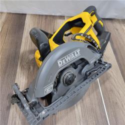 AS-IS DEWALT FLEXVOLT 60V MAX Cordless Brushless 7-1/4 in. Wormdrive Style Circular Saw (Tool Only)