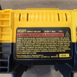 AS-IS DEWALT 20-Volt MAX Lithium-Ion Compact Cordless Task Light Kit