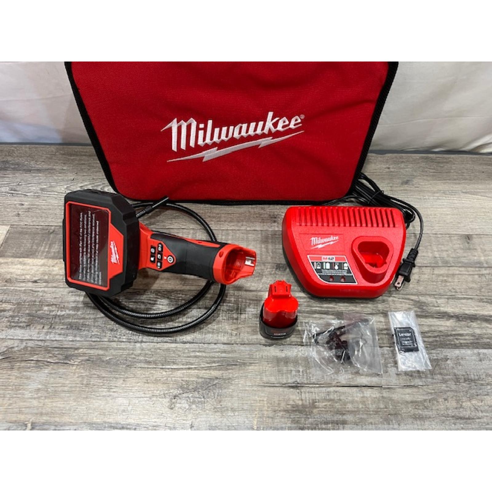 AS-IS Milwaukee 12V Lithium-Ion Cordless M-SPECTOR 360-Degree 4 ft. Inspection Camera Kit