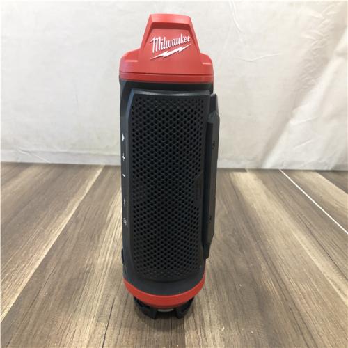 AS-IS Milwaukee 12-Volt Lithium-Ion Cordless Bluetooth Jobsite Speaker with PACKOUT Compatibility