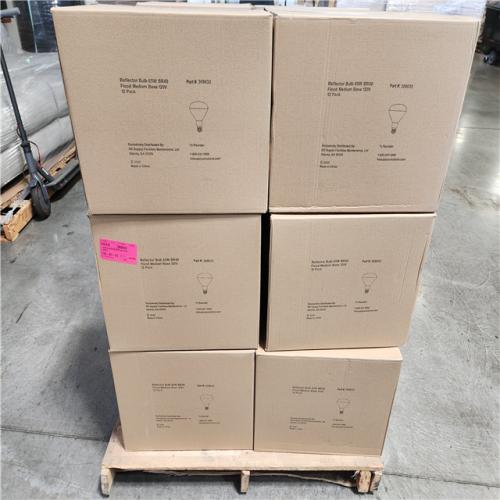 Phoenix Location NEW Reflector Bulb 65W BR40 Flood Medium Base 120V 12 Pack Pallet (16 Boxes)