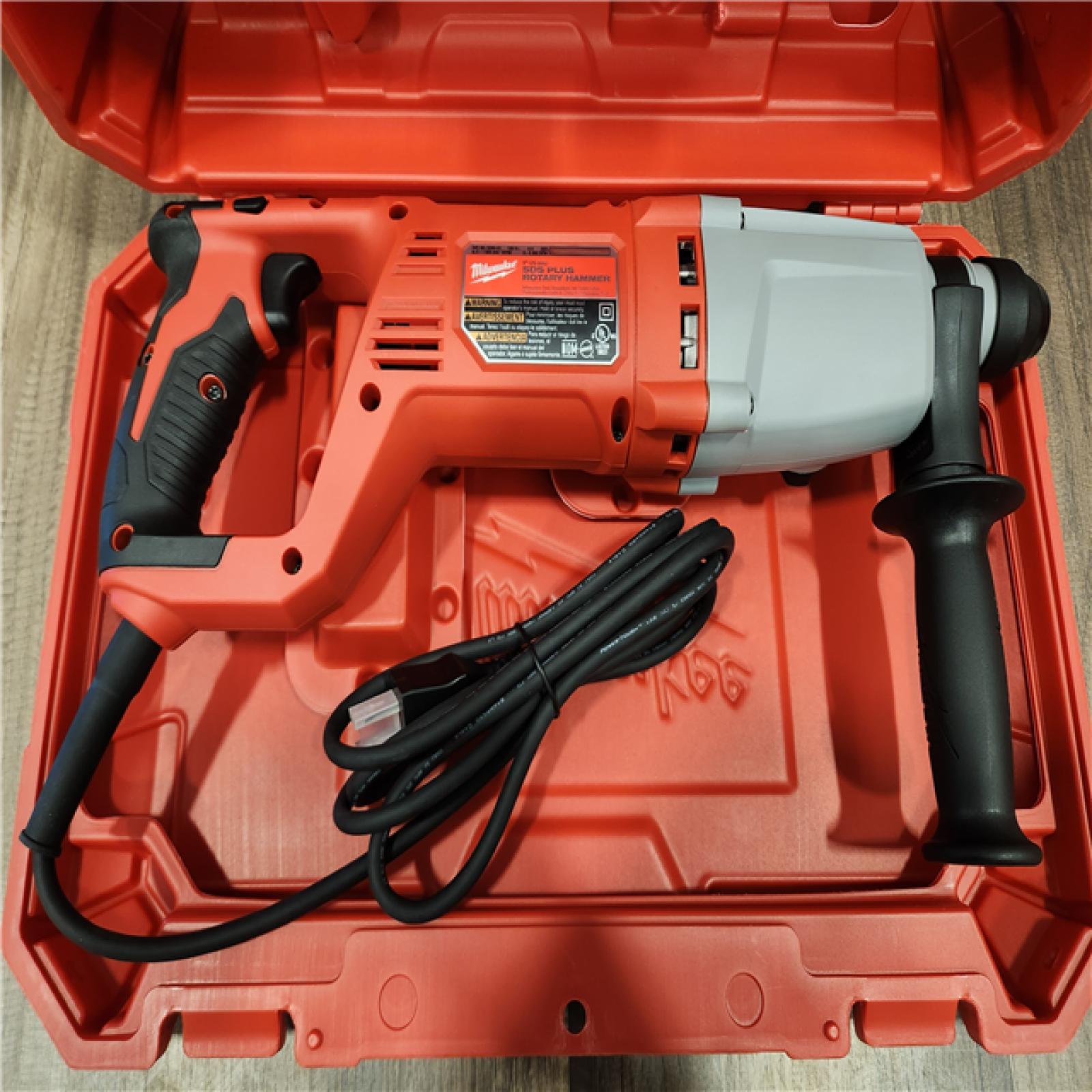 AS-IS- Milwaukee 1 in. SDS Plus D-Handle Rotary Hammer w/ Case (Tool-Only)