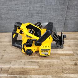HOUSTON LOCATION - AS-IS (APPEARS LIKE NEW) DEWALT FLEXVOLT 60V MAX Cordless Brushless 7-1/4 in. Wormdrive Style Circular Saw (Tool Only)
