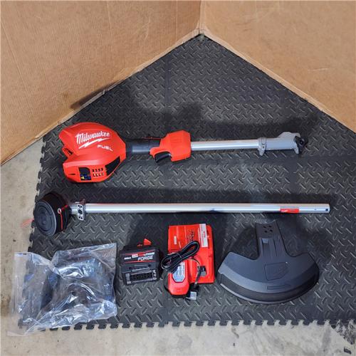 HOUSTON LOCATION - AS-IS (APPEARS LIKE NEW) M18 FUEL 18V 16 in. Brushless Cordless Battery Powered String Trimmer W/QUIK-LOK Attachment Capability & 8.0 Ah Battery