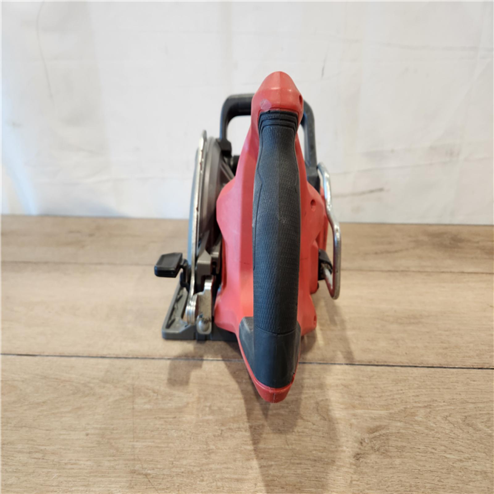 AS-IS- Milwaukee  FUEL 18V Lithium-Ion Cordless 7-1/4 in. Rear Handle Circular Saw (Tool-Only)