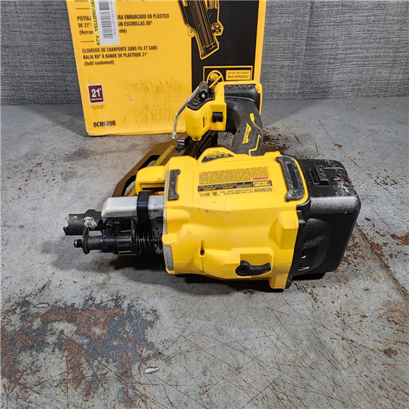 HOUSTON LOCATION - AS-IS DEWALT 20-Volt 21° Cordless Framing Nailer (Tool-Only)
