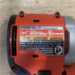 AS-IS Milwaukee 18-Volt Lithium-Ion Brushless Cordless Compact Hammer Drill/Impact Combo Kit