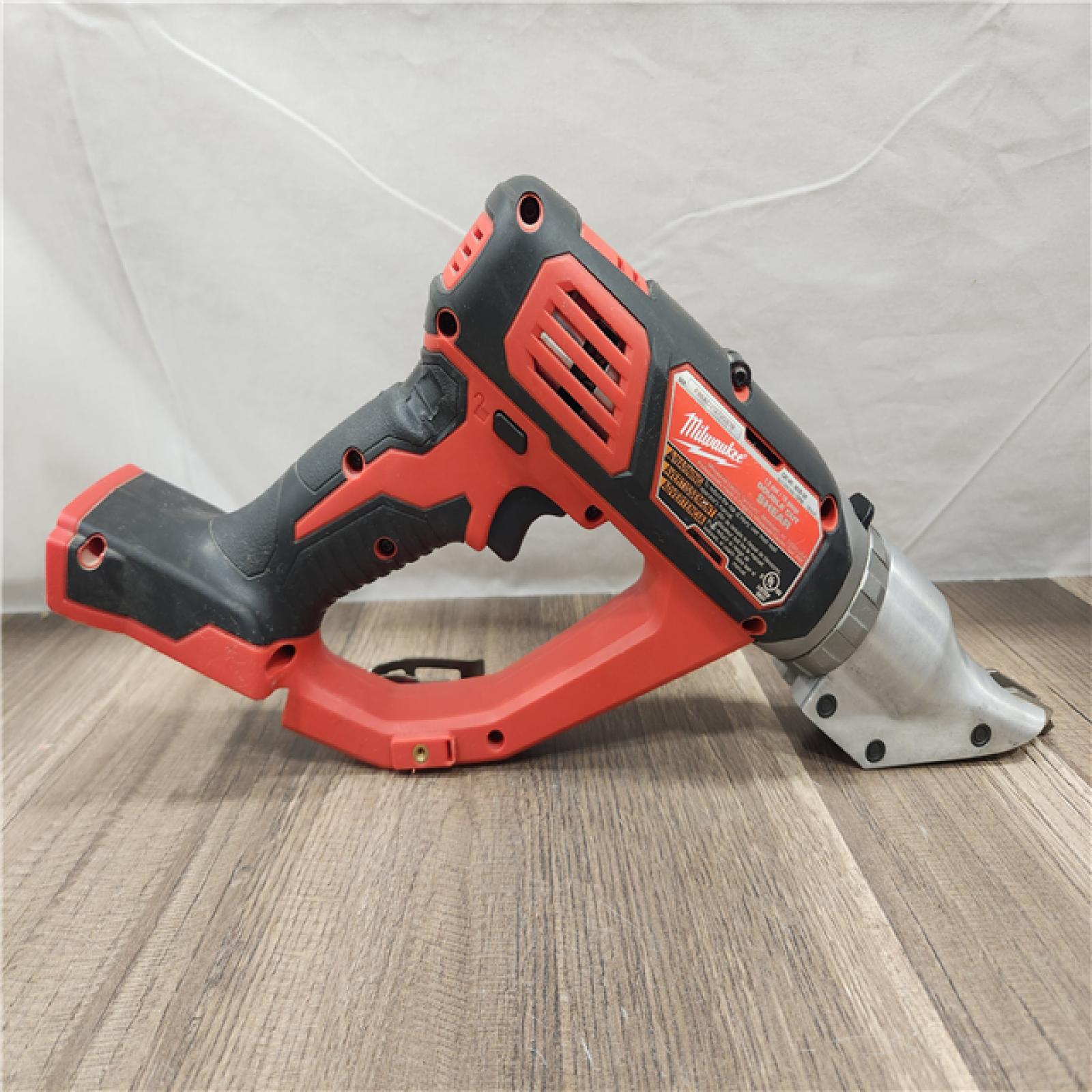 AS-IS- Milwaukee M18 18V Lithium-ion Cordless 18-gauge Double Cut Metal Shear (Tool-Only)