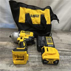 AS-IS DEWALT 20V MAX Lithium-Ion Cordless 1/2 in. Impact Wrench Kit