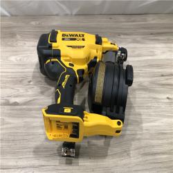 AS-IS DEWALT 20V MAX Lithium-Ion 15-Degree Electric Cordless Roofing Nailer Kit