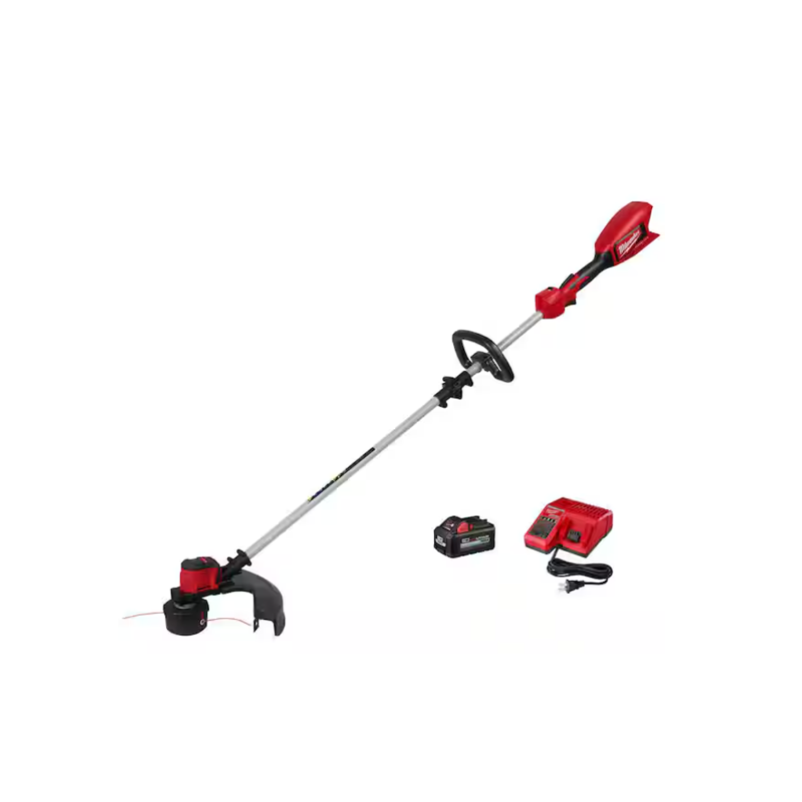 AS-IS Milwaukee Brushless 18V 16 in. Cordless Battery Powered String Trimmer Kit