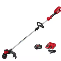 AS-IS Milwaukee Brushless 18V 16 in. Cordless Battery Powered String Trimmer Kit