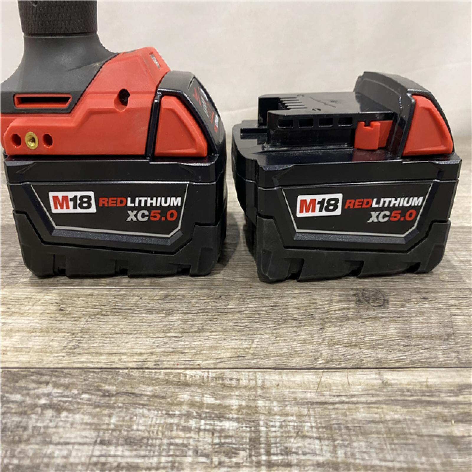 AS-IS Milwaukee FUEL 18V Lithium-Ion Brushless Cordless 1/2 in. Drill/Driver Kit