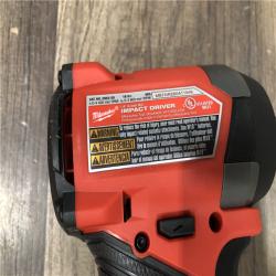 AS-IS Milwaukee  FUEL 18V Lithium-Ion Brushless Cordless 1/4 in. Hex Impact Driver (Tool-Only)