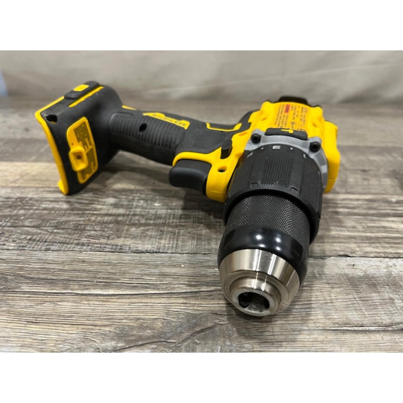 AS-IS DEWALT ATOMIC 20V Lithium-Ion Cordless 1/2 in. Hammer Drill Kit