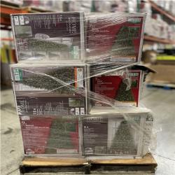 DALLAS LOCATION- AS-IS ASSORTED CHRISTMAS TREES PALLET