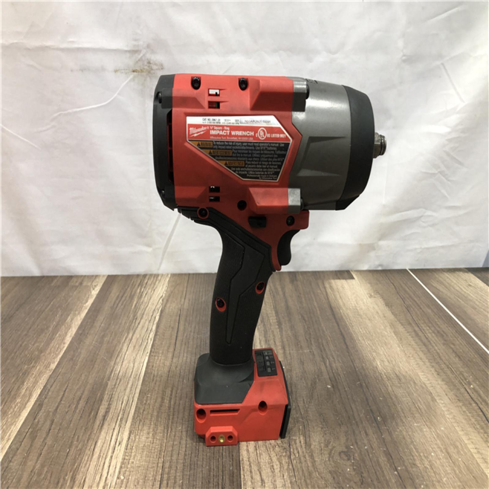 AS-IS Milwaukee FUEL 18V Lithium-Ion Brushless Cordless 1/2 in. Impact Wrench w/Friction Ring Kit