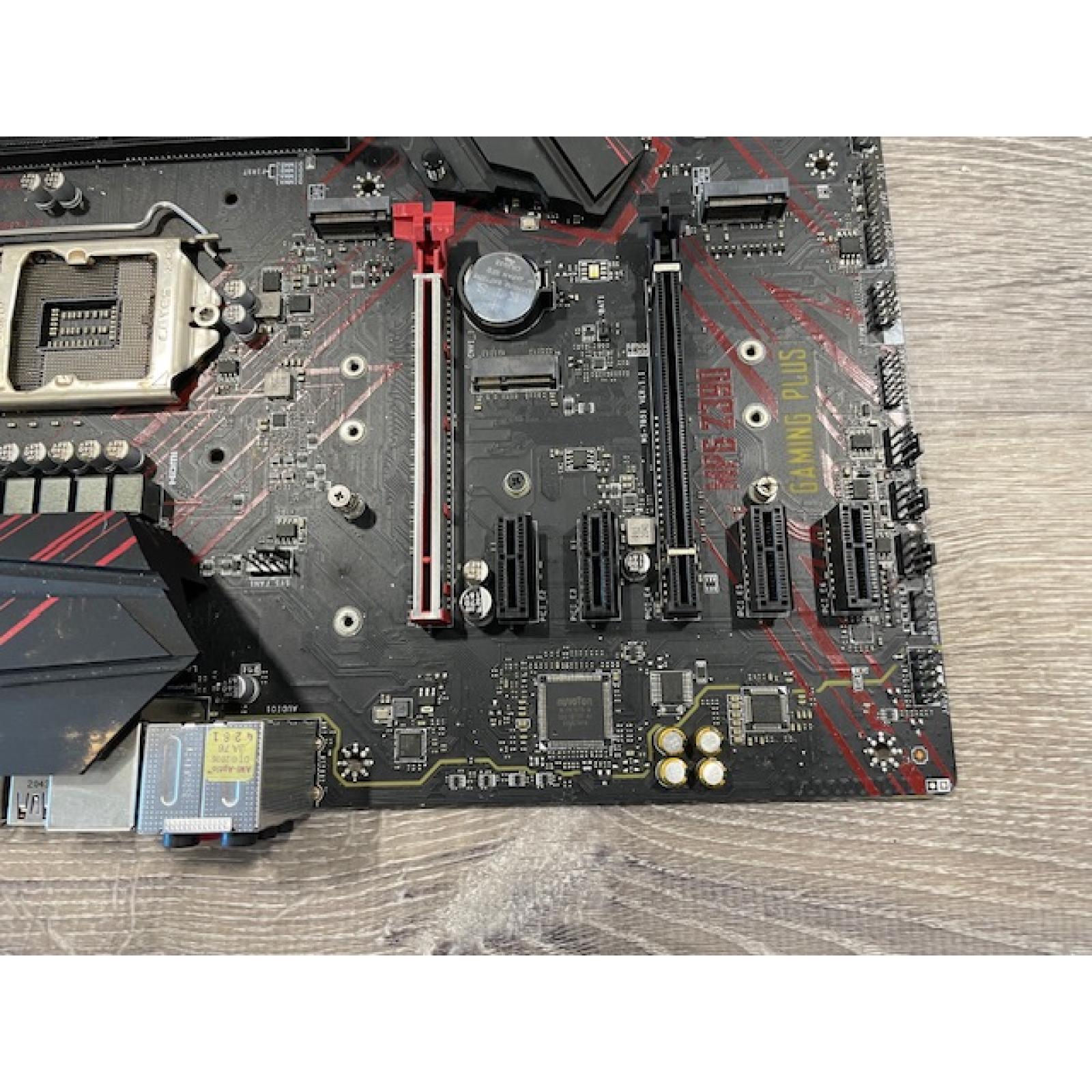 AS-IS MSI MPG Z390 Gaming Plus LGA1151 M.2 USB 3.1 Gen 2 DDR4 HDMI DVI CFX ATX Z390 Gaming Motherboard