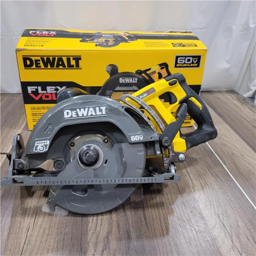 AS-IS  DEWALT FLEXVOLT 60V MAX Cordless Brushless 7-1/4 in. Wormdrive Style Circular Saw (Tool Only)