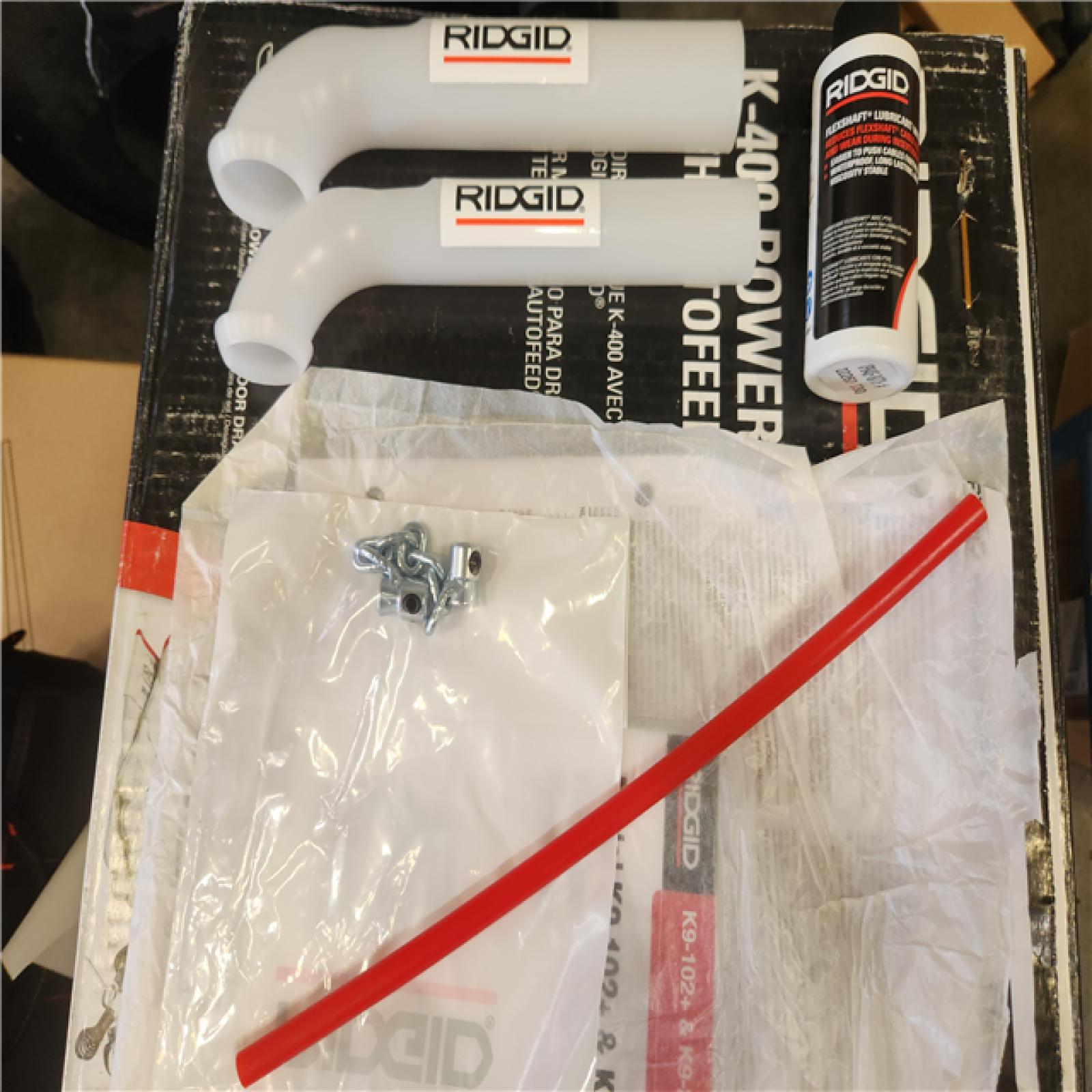 Phoenix RIDGID K9-102+ FlexShaft Wall-to-Wall Professional Drain Cleaning Machine 1/4 in. x 50ft. Designed for 1 1/4 in. - 2 in. Pipes