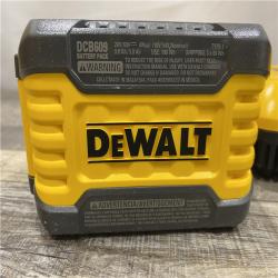 AS-IS DEWALT 20V/60V MAX FLEXVOLT Lithium-Ion 9.0Ah Battery and Charger Starter Kit