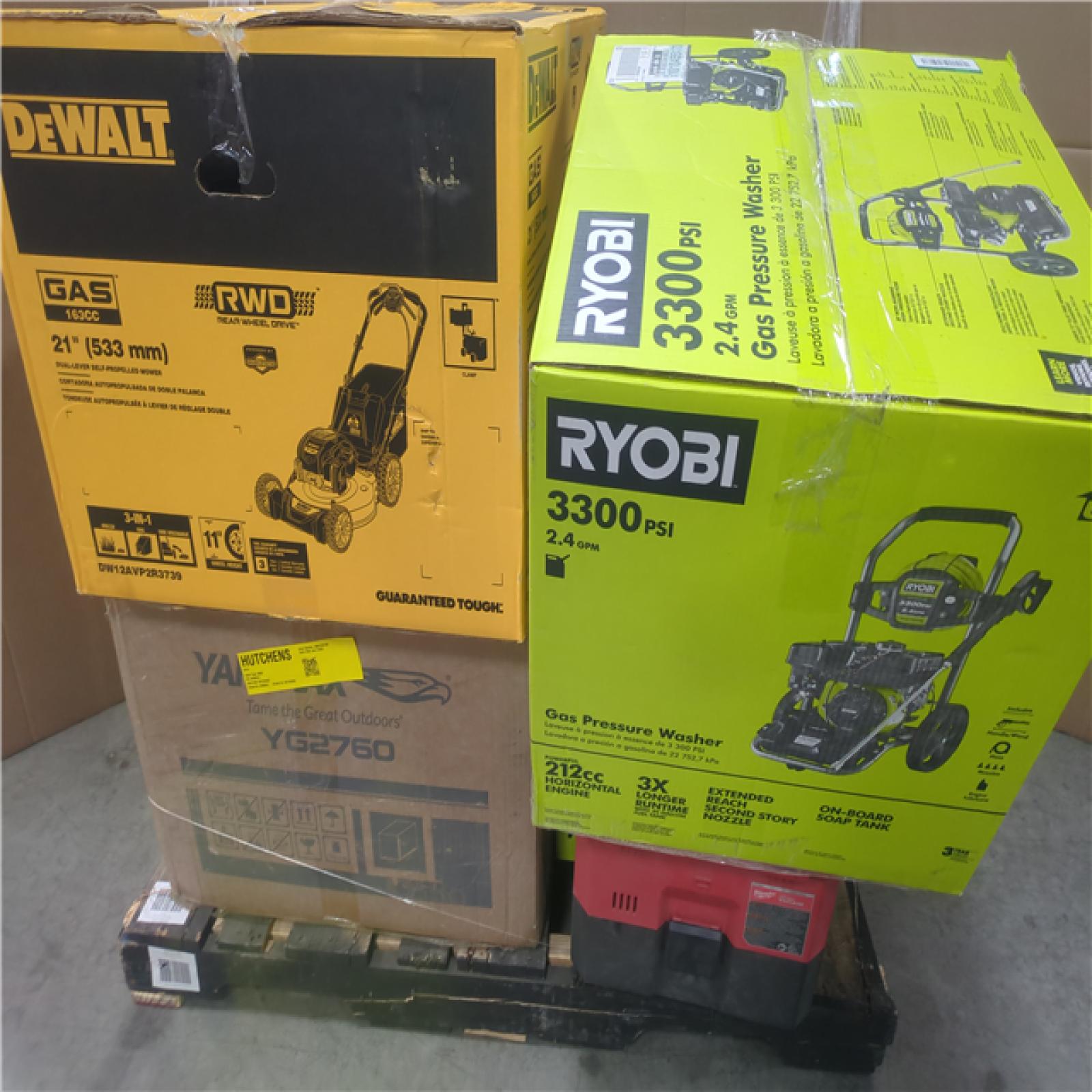 CALIFORNIA AS-IS OUTDOOR POWER EQUIPMENT