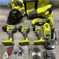 AS-IS RYOBI ONE+ 18V Cordless 6-Tool Combo