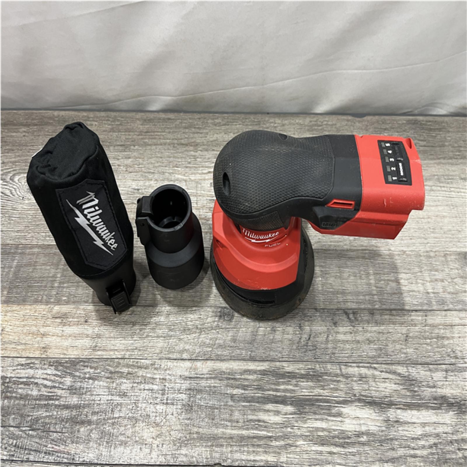 AS-IS Milwaukee 18V Lithium-Ion Brushless Cordless FUEL 5 in. Random Orbit Sander (Tool-Only)