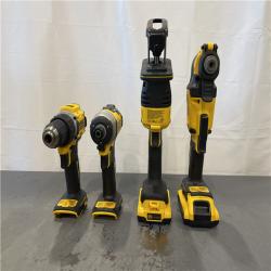 AS-IS - DeWalt ATOMIC 20-Volt Lithium-Ion Cordless Brushless 4 Tool Combo Kit