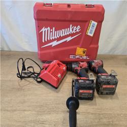 AS-IS Milwaukee FUEL 18V Lithium-Ion Brushless Cordless Hammer Drill and Impact Driver Combo Kit