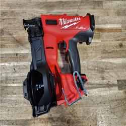 HOUSTON LOCATION - AS-IS (APPEARS LIKE NEW) Milwaukee FUEL 18-Volt Lithium-Ion Brushless Cordless Coil Roofing Nailer (Tool Only)