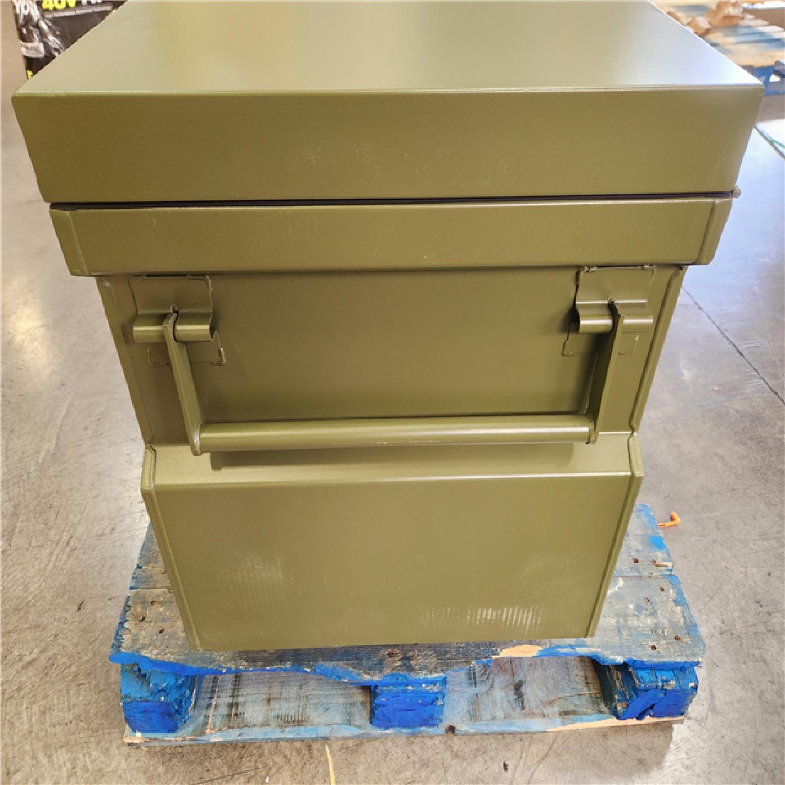Phoenix NEW Husky 48 in. W x 24 in. D x 27.6 in. H Matte Army Green Steel Jobsite Box
