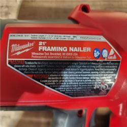 HOUSTON LOCATION - AS-IS Milwaukee FUEL 3-1/2 in. 18-Volt 21-Degree Lithium-Ion Brushless Cordless Framing Nailer (Tool-Only)