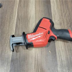 AS-IS MILWAUKEE M12 Fuel Kit De Sierra Sable Reciproca Hackzall Con 1 BaterÃ­a Milwaukee