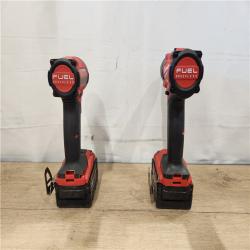 AS-IS- Milwaukee FUEL 18V Lithium-Ion Brushless Cordless Hammer Drill and Impact Driver Combo Kit
