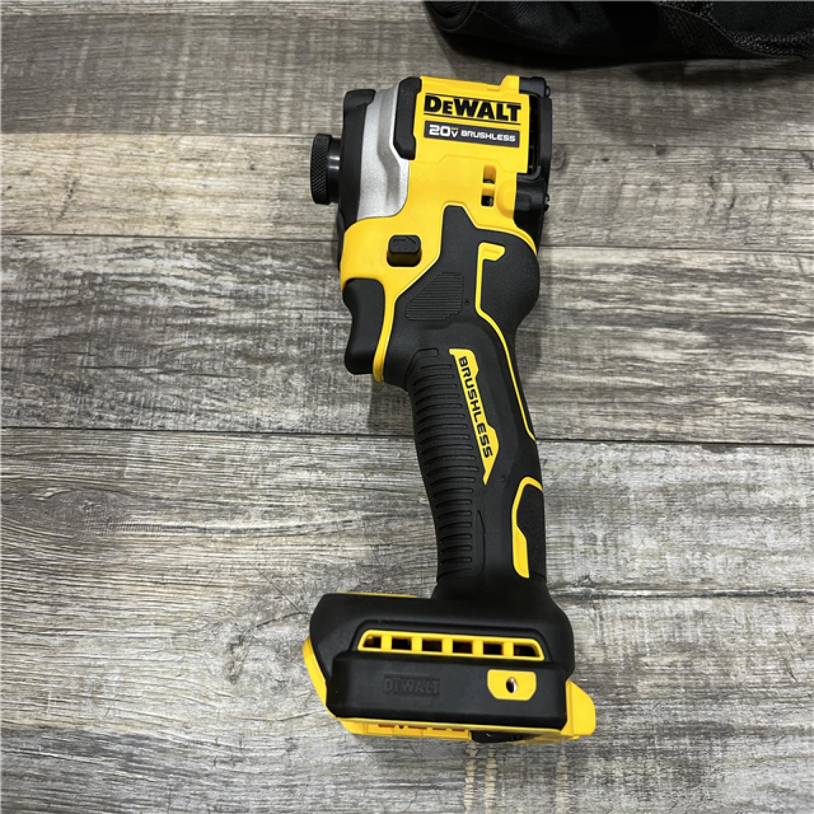 AS-IS DEWALT ATOMIC 20V MAX Lithium-Ion Cordless 1/4 in. Brushless Impact Driver Kit