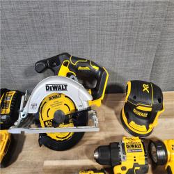 HOUSTON LOCATION - AS-IS DEWALT 20-Volt MAX Lithium-Ion Cordless 7-Tool Combo Kit with 2.0 Ah Battery, 5.0 Ah Battery and Charger