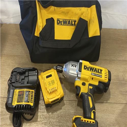 AS-IS DEWALT 20V MAX Lithium-Ion Cordless 1/2 in. Impact Wrench Kit
