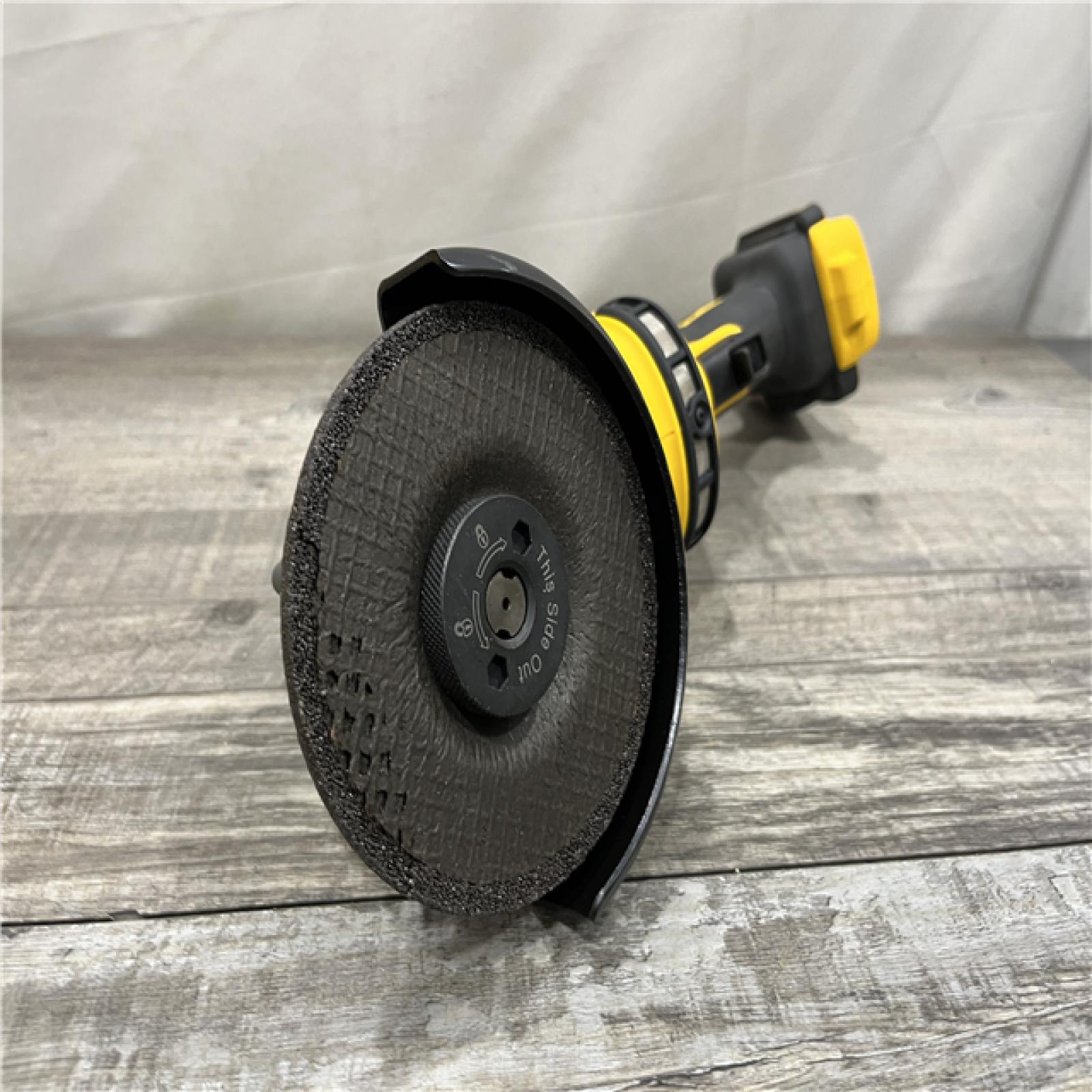 AS-IS DEWALT FLEXVOLT 60V MAX Cordless Brushless 4.5 in. to 6 in. Small Angle Grinder with Kickback Brake (Tool Only)