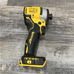 AS-IS DEWALT Atomic 20V Max Lithium-Ion Brushless Cordless Compact 1/4 in. Impact Driver Kit