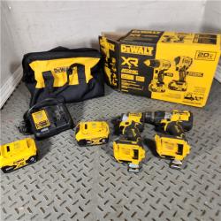 Houston Location - As-Is DeWalt DCK2050M2 20V Hammer Drill & Impact Driver Kit W/Batteries  Charger & Bag - Appears IN USED Condition