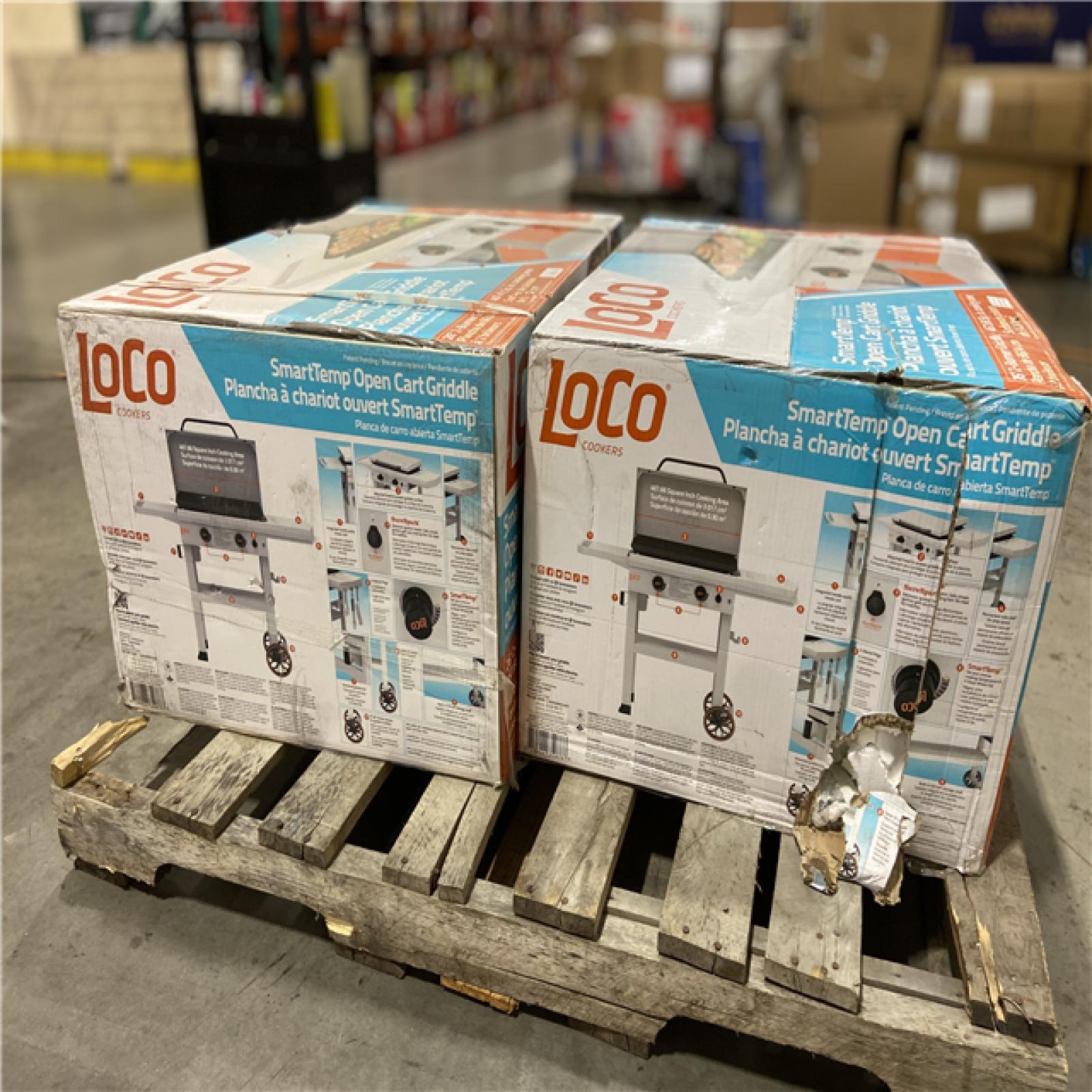 DALLAS LOCATION - LOCO 26 in. 2-Burner Classic SmartTemp Propane Flat Top Grill/Griddle in Chalk Finish ( 2 UNITS)