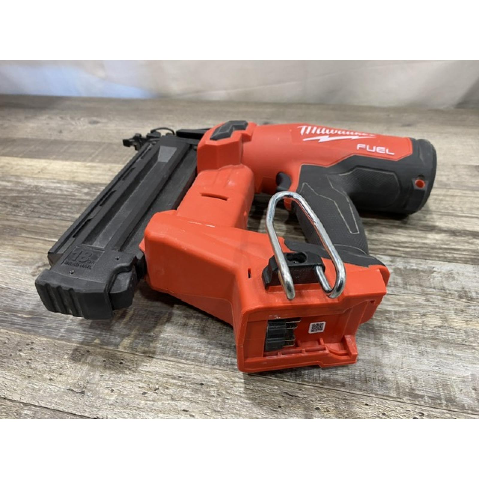 AS-IS Milwaukee  FUEL 18-Volt Lithium-Ion Brushless Cordless Gen II 18-Gauge Brad Nailer (Tool-Only)